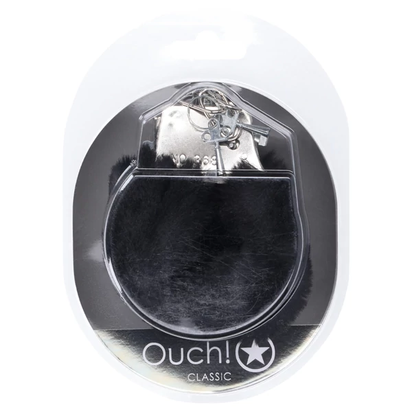Ouch! - plüss bilincs (fekete)