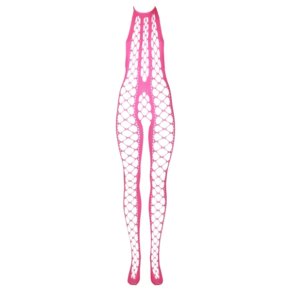 Ouch! - foszforeszkáló nyitott overál (pink)