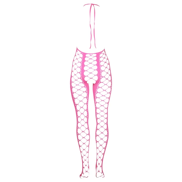 Ouch! - foszforeszkáló nyitott overál (pink)
