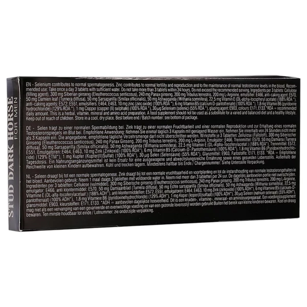 Pharmquests Dark Horse - étrend kiegészítő tabletta férfiaknak (10 db)