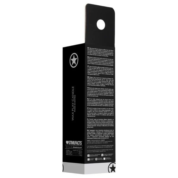 Ouch Rose - paraffin testgyertya rózsa illattal (100 g)