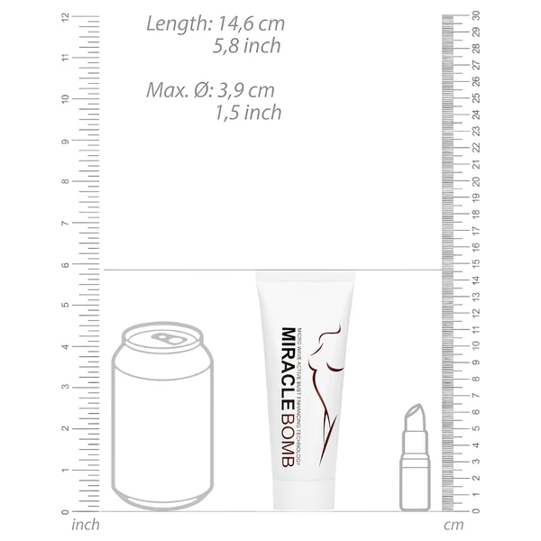 Pharmquests Miracle Bomb - mellnagyobbító és feszesítő krém (100 ml)