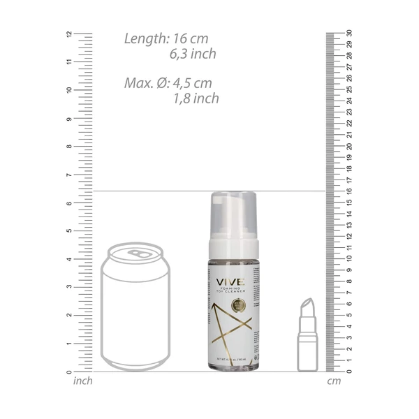 Vive - szexjáték tisztító hab (140 ml)