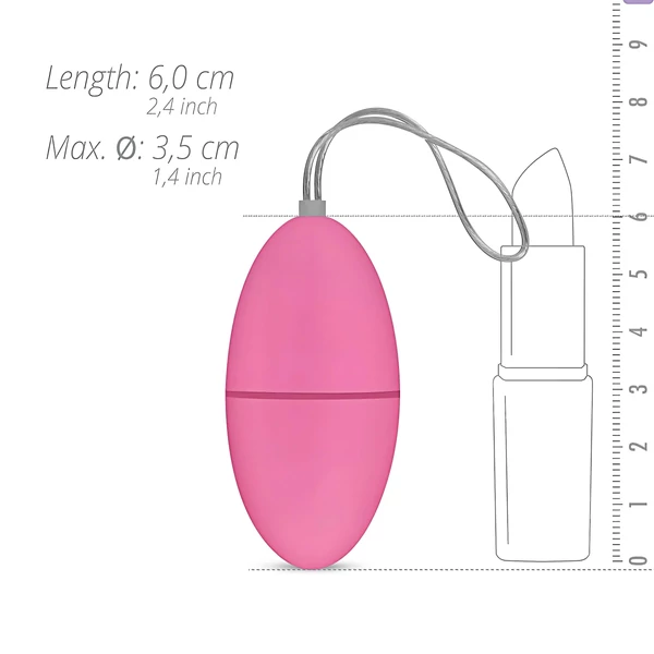 EasyToys - 7 ritmusú rádiós vibrációs tojás (pink)