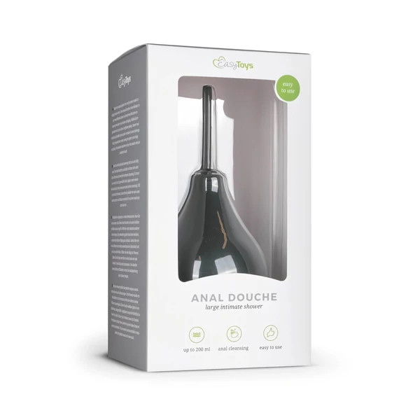 EasyToys - anál zuhany - nagy (fekete)