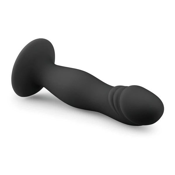 EasyToys - makkos, tapadókorongos dildó (fekete)