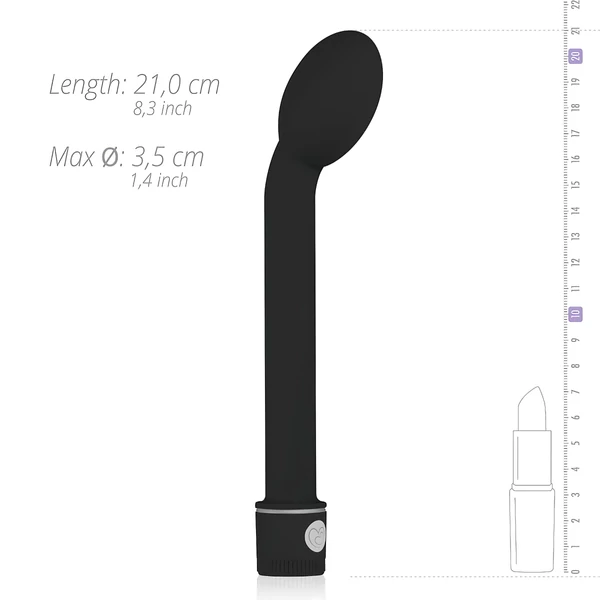 EasyToys Slim - G-pont vibrátor (fekete)