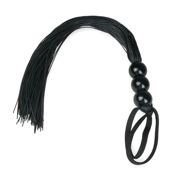 EasyToys Silicone Whip - szilikon korbács (fekete)