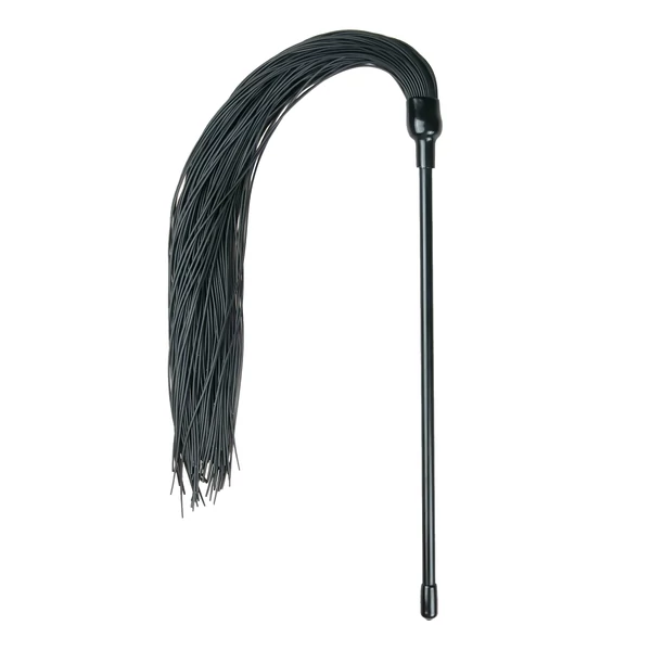 EasyToys Tickler - csípős szilikon korbács (fekete)