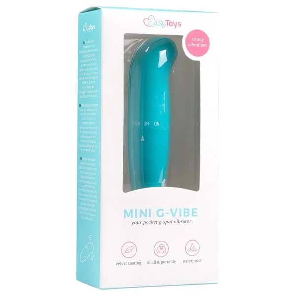 EasyToys Mini G-Vibe - G-pont vibrátor (kék)