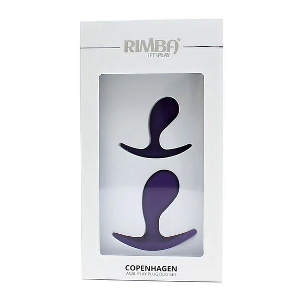 Rimba Copenhagen - anál plug szett (lila, 2 db)