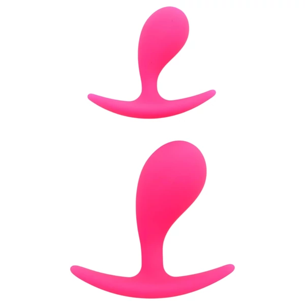 Rimba Copenhagen - butt plug szett (pink, 2 db)