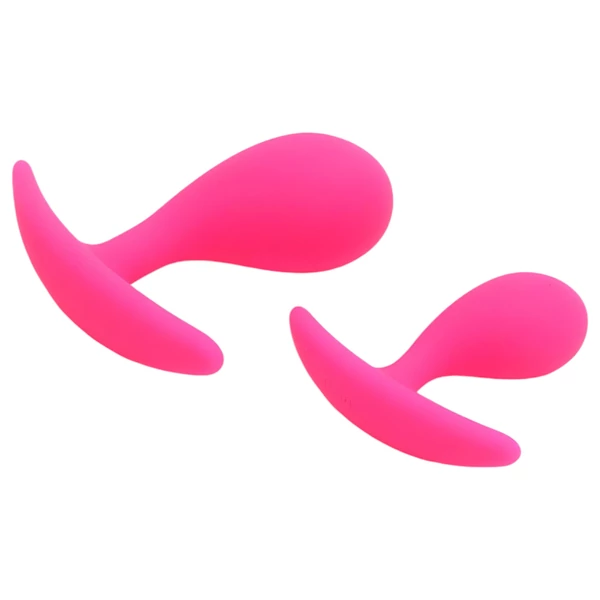 Rimba Copenhagen - butt plug szett (pink, 2 db)