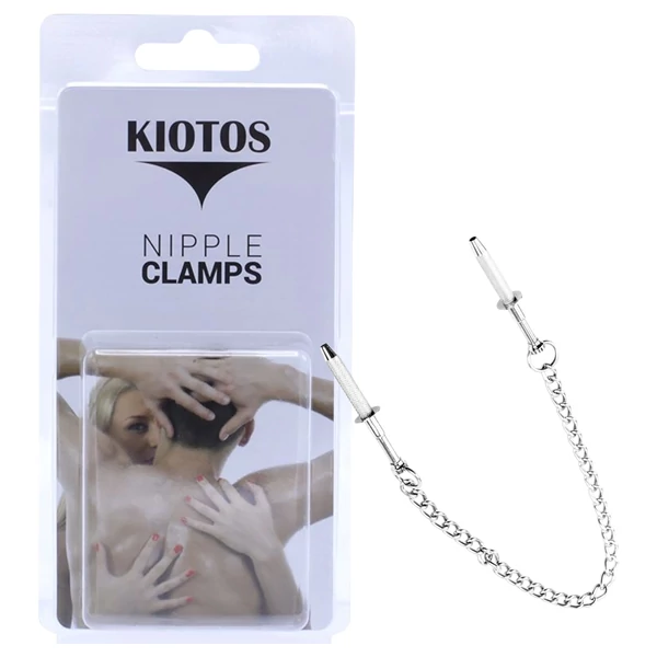 Kiotos - rozsdamentes acél bimbócsipesz (ezüst)