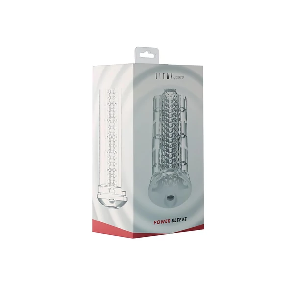 Kiiroo Titan Power - maszturbátor betét (átlátszó)