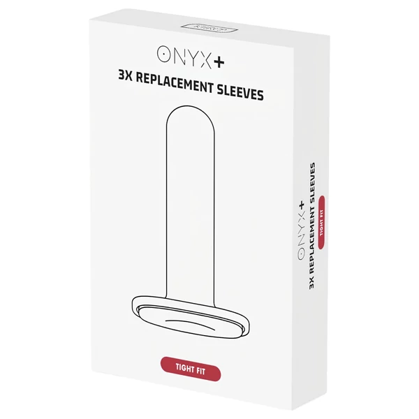 Kiiroo Onyx Tight Fit- maszturbátor mandzsetta - 3 db (fehér)