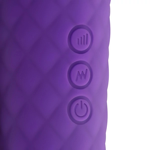 EasyToys Mini Wand - akkus masszírozó vibrátor (lila)