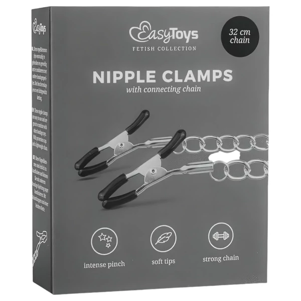 EasyToys - láncos mellbimbó csipesz (2 db)