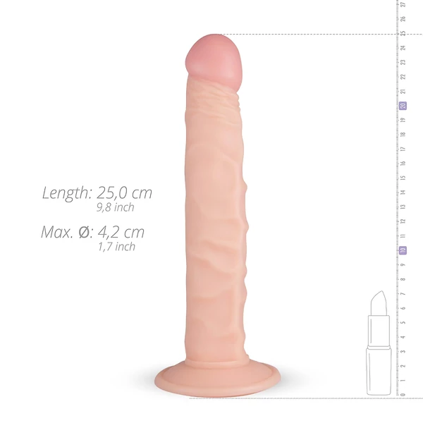 Real Fantasy Scott - élethű dildó - 25 cm (testszínű)