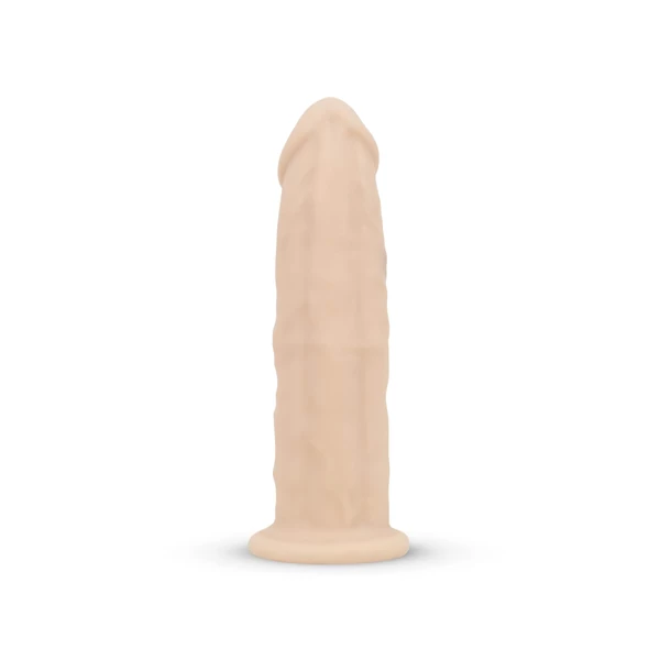 Real Fantasy Winston - tapadókorongos vibrátor - 19 cm (natúr)
