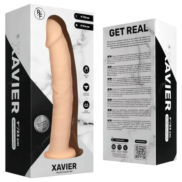 Real Fantasy Xavier - élethű dildó - 23 cm (natúr)