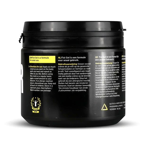 BUTTR Fisting Gel - öklöző, vízbázisú síkosító gél (500ml)
