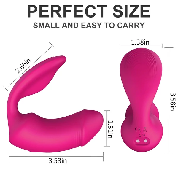 Vibes of Love Duo - 2in1 csikló vibrátor (pink)
