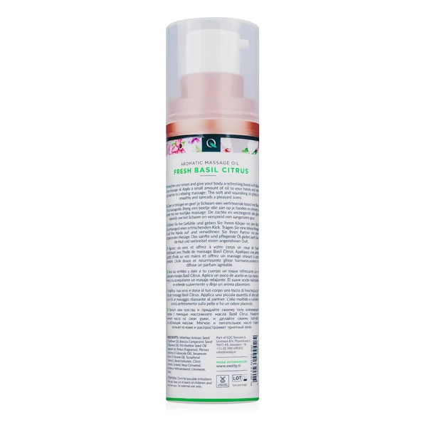 Exotiq - illatos masszázsolaj - bazsalikom-citrom (100 ml)
