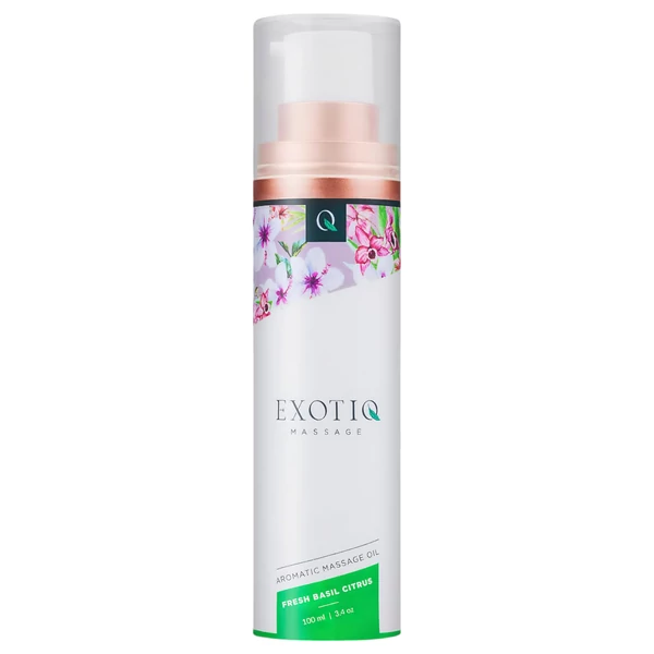 Exotiq - illatos masszázsolaj - bazsalikom-citrom (100 ml)