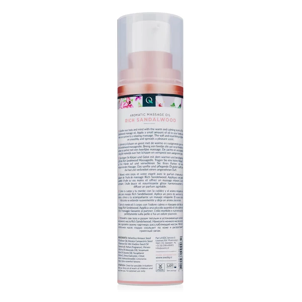 Exotiq - illatos masszázsolaj - szantálfa (100 ml)