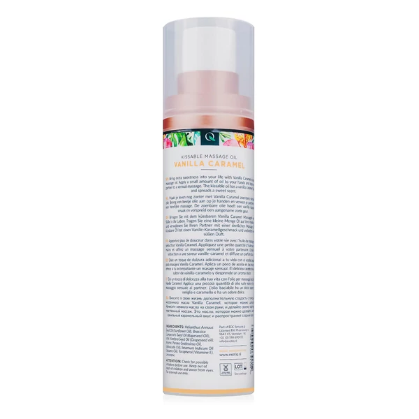 Exotiq - illatos masszázsolaj - vanília karamell (100 ml)