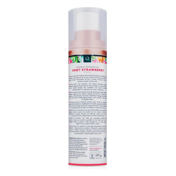 Exotiq - illatos masszázsolaj - eper (100 ml)