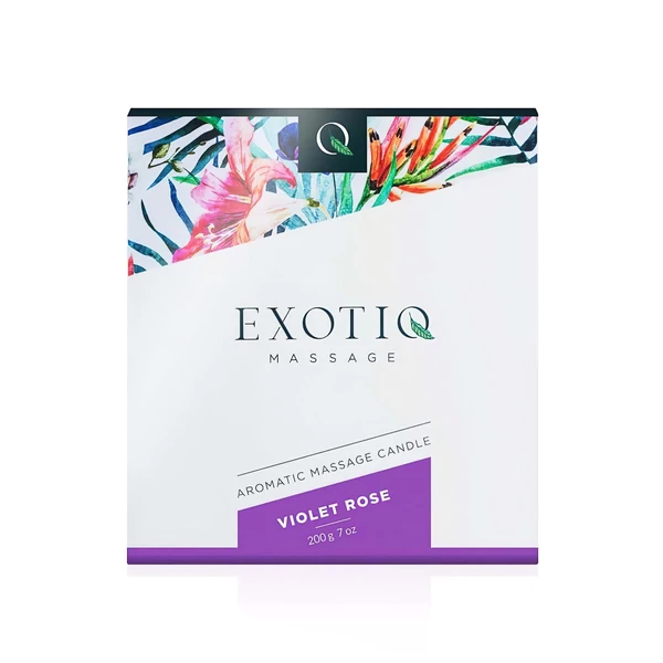 Exotiq - illatos masszázsgyertya - rózsa (200 g)
