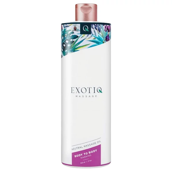 Exotiq Body To Body - melegítő masszázsolaj (500 ml)