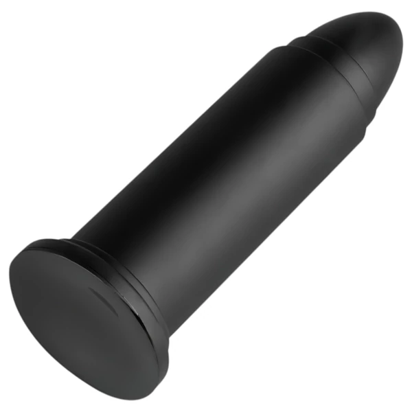 BUTTR 10 Punder - tapadókorongos nagy dildó (fekete)
