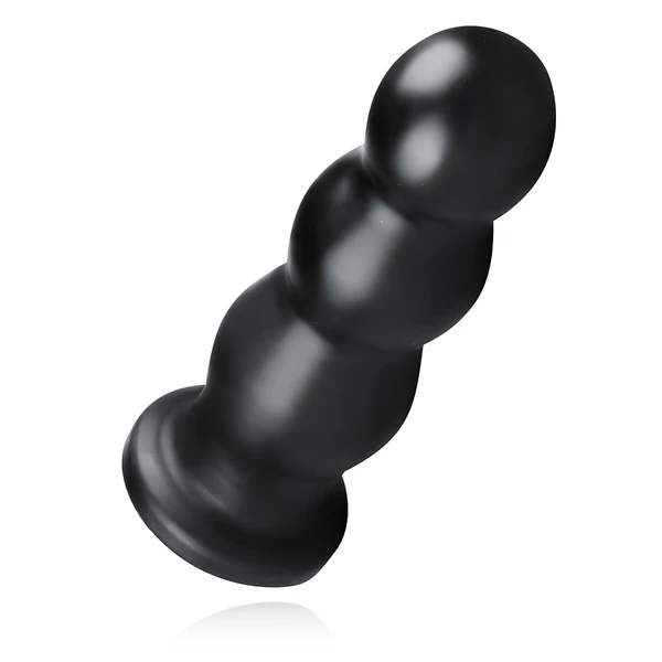 BUTTR Tactical III - tapadókorongos dildó (fekete)