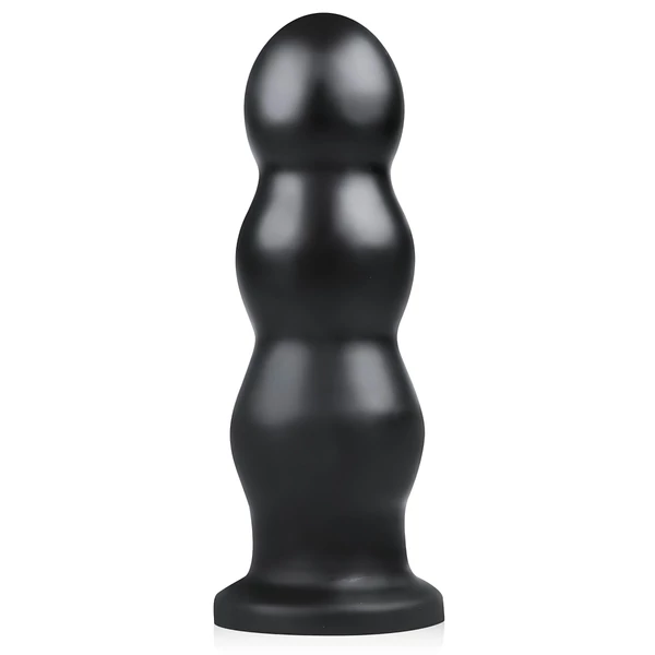 BUTTR Tactical III - tapadókorongos dildó (fekete)