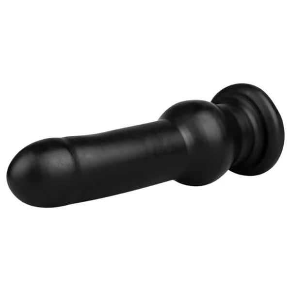BUTTR Tactical I - tapadókorongos dildó (fekete)