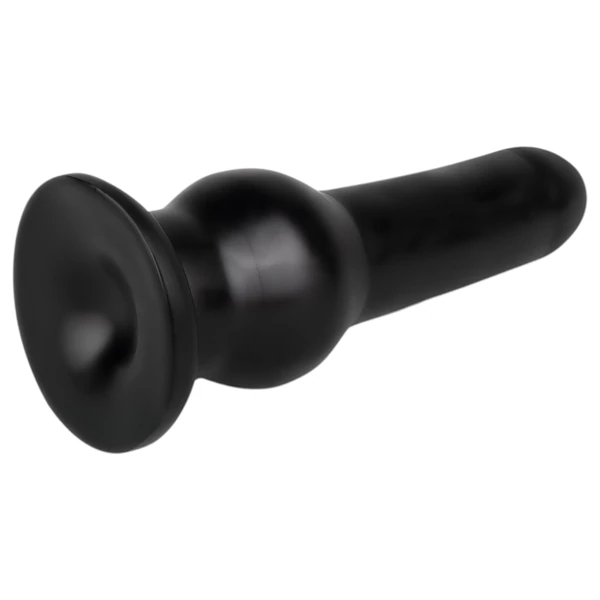 BUTTR Tactical I - tapadókorongos dildó (fekete)