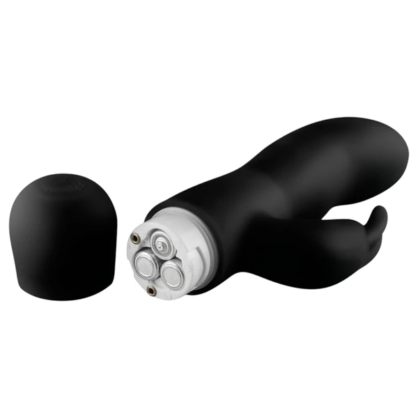 EasyToys Mad Rabbit - csiklókaros G-pont vibrátor (fekete)