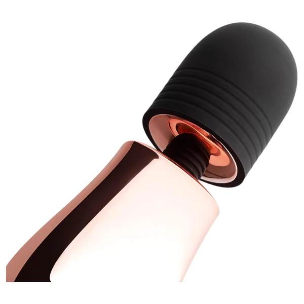 Rosy Gold Mini Wand - akkus, masszírozó vibrátor (rosegold)
