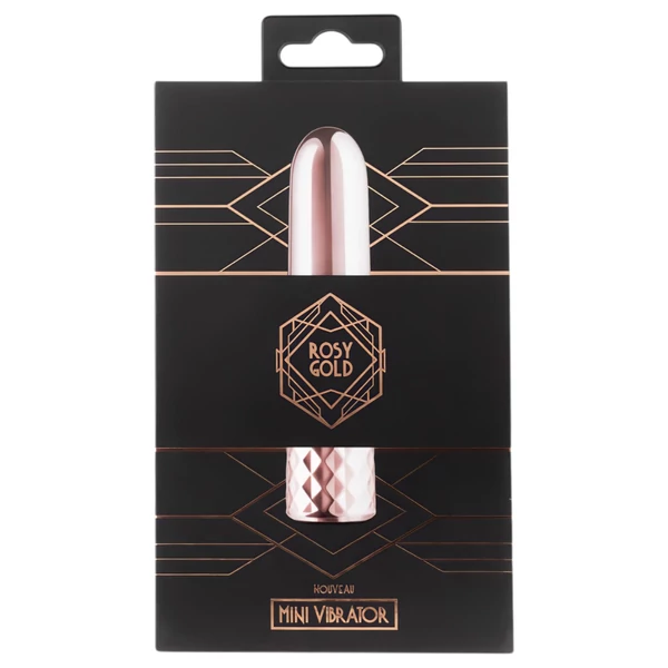 Rosy Gold Mini - akkus, mini rúdvibrátor (rosegold)