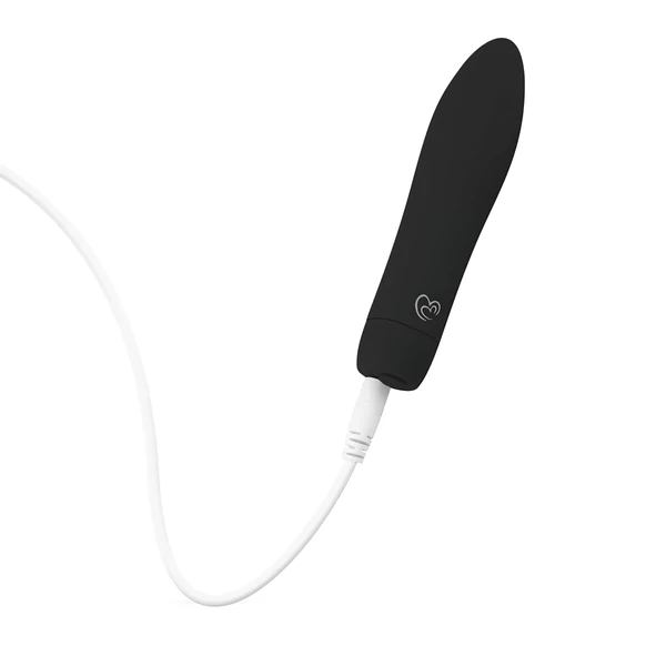 EasyToys Velvet Vibe - akkus rúd vibrátor (fekete)