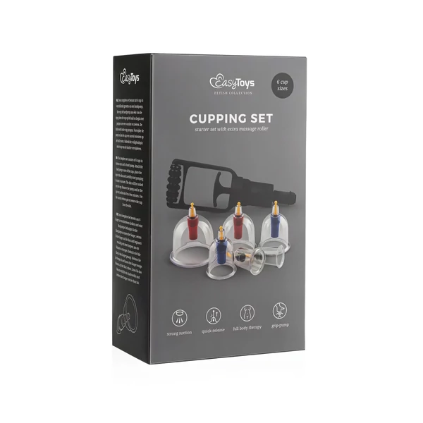 EasyToys Cupping - szívó pumpa szett (6 részes)
