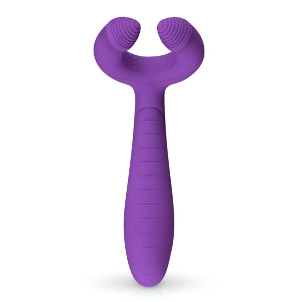 EasyToys Couple - akkus, vízálló párvibrátor (lila)