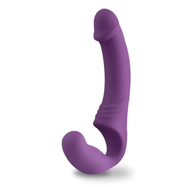 Easytoys - akkus, felcsatolható vibrátor tartópánt nélkül (lila)