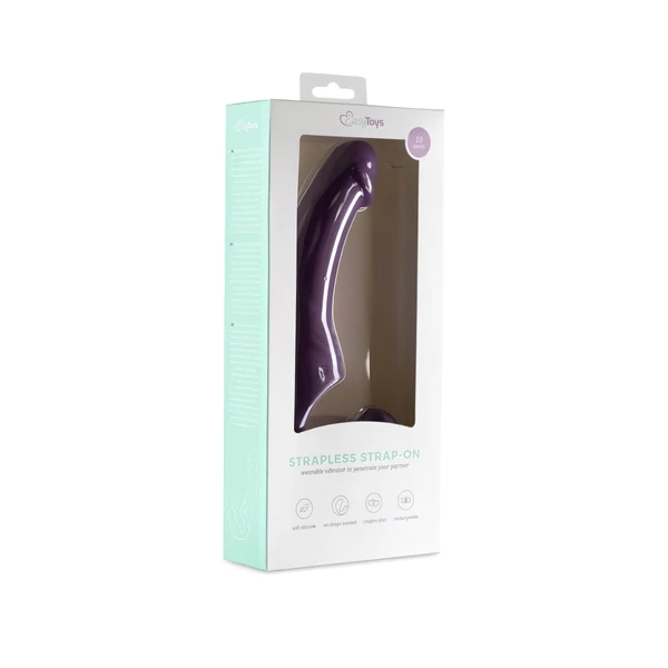 Easytoys - akkus, felcsatolható vibrátor tartópánt nélkül (lila)