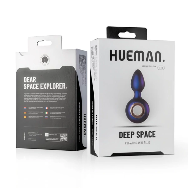 Hueman Deep Space - akkus anál vibrátor (lila)