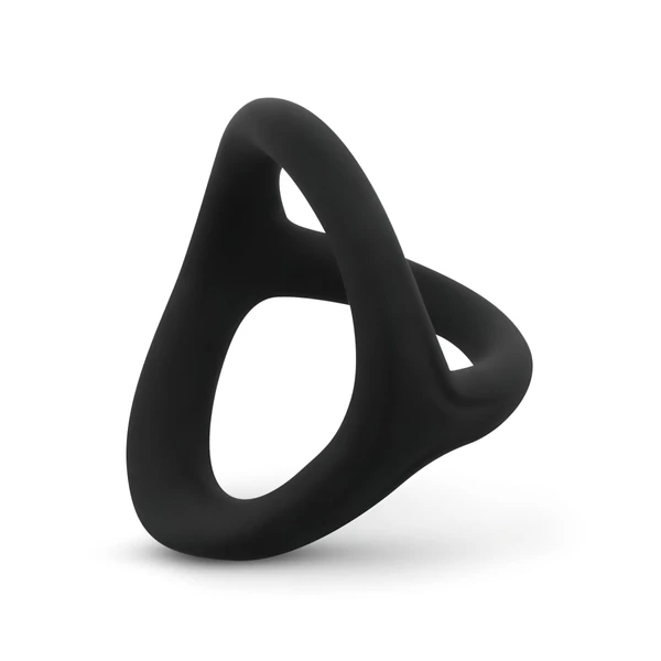 EasyToys Desire Ring - rugalmas pénisz- és heregyűrű (fekete)