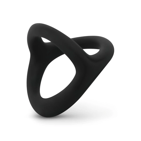 EasyToys Desire Ring - rugalmas pénisz- és heregyűrű (fekete)